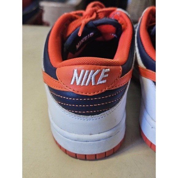 NIKEID BEARS THEME Sz 7.5 Lace-Up Athletic Colorblock Sneakers Blue White Orange main image 10